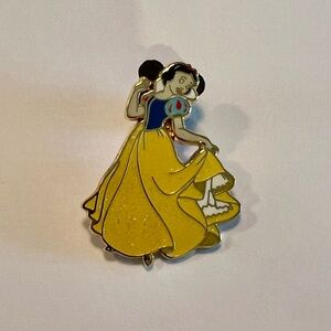 Snow White Enamel Collector’s Pin — Yellow & Blue